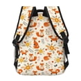 thumbnail image 4 of Balery Flower Fox Mochila Escolar Impresa, Mochila Ligera para Viajes Casual, Mochila Duradera y Cómoda Multifuncional, Mochila para Laptop-One Size, 4 of 5