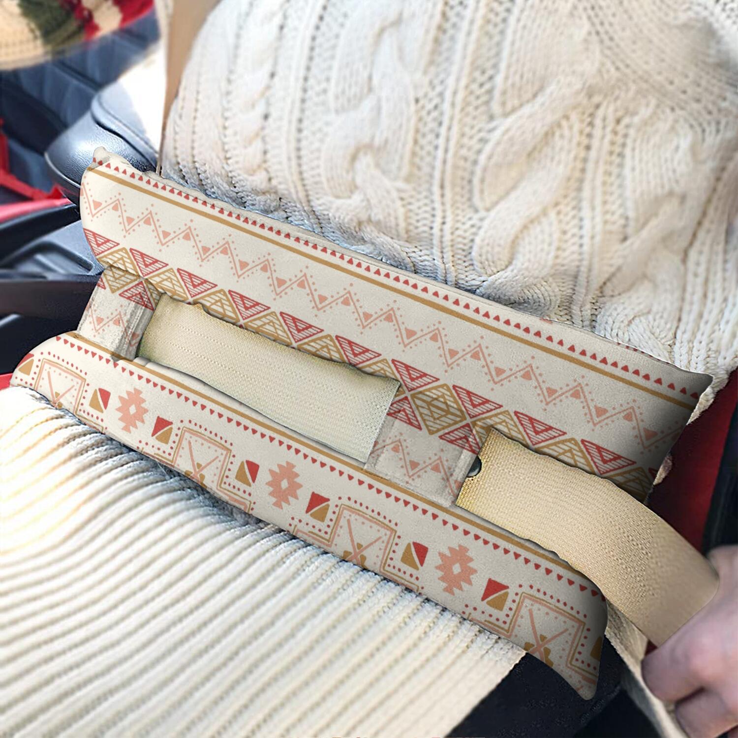 Post-Hysterectomy Seat Belt Pillow Abdominal Protection Cushion (Ethnic)