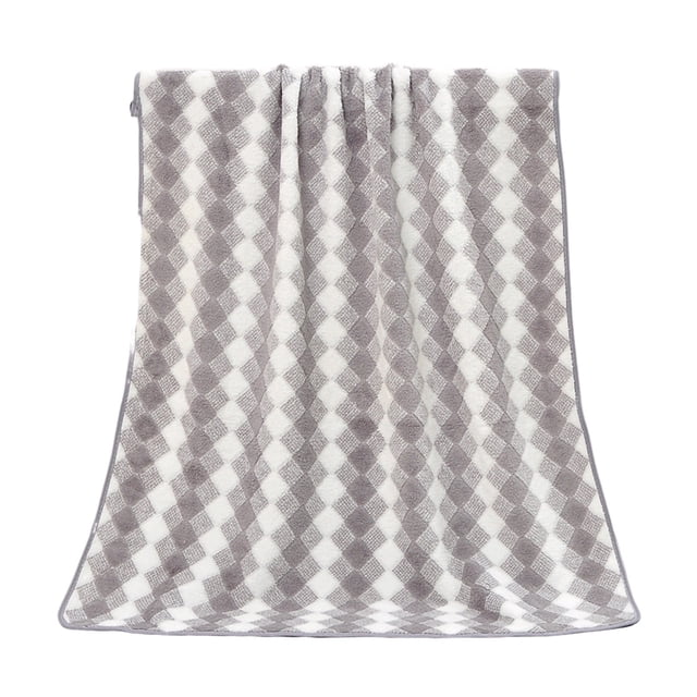 High Density Bath Towel Set Absorbent Soft Coral Velvet Home Textiles