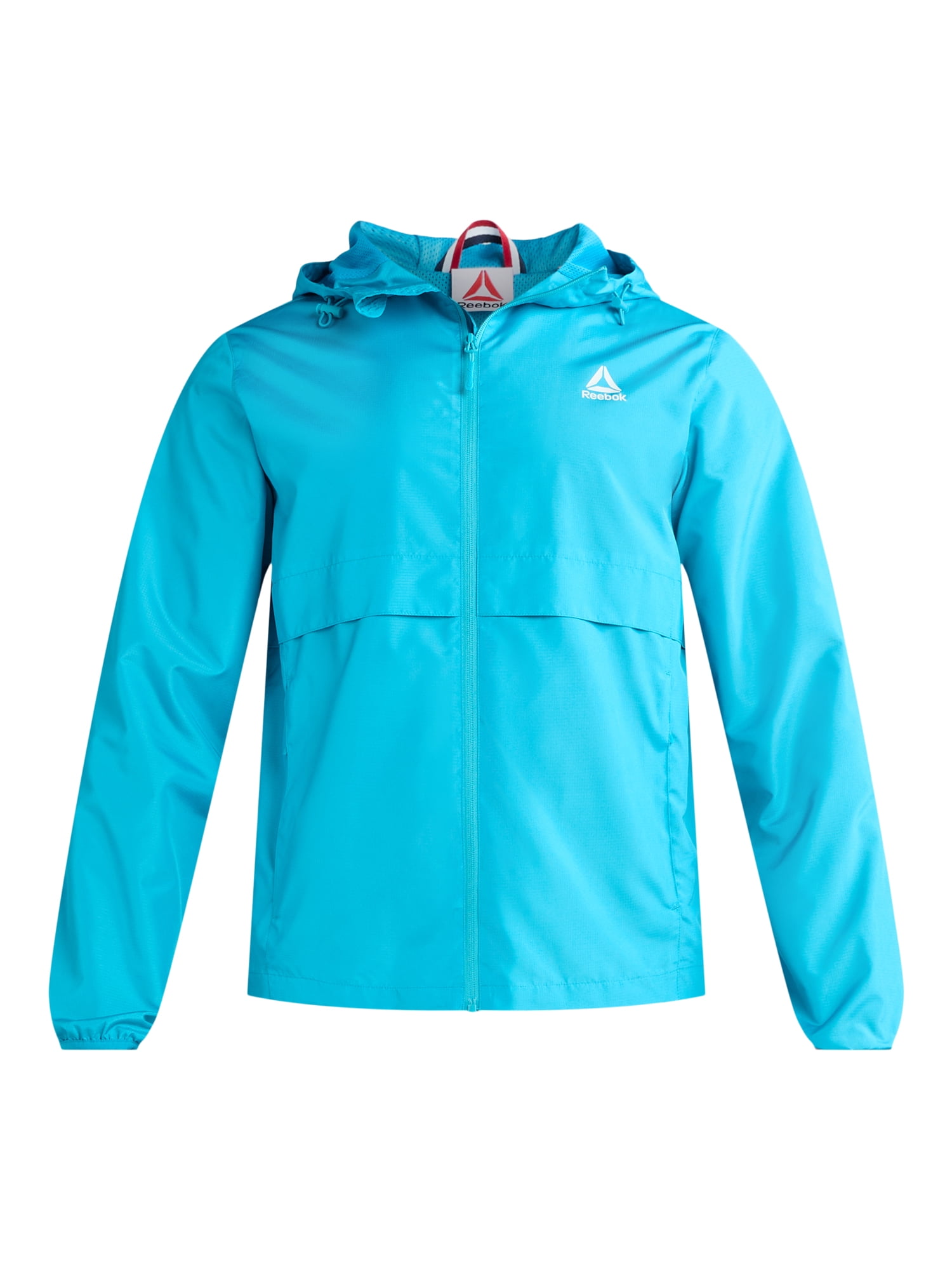 Reebok Men's Windbreaker Jacket with Hood, Full-Zip, Sizes S-3XL