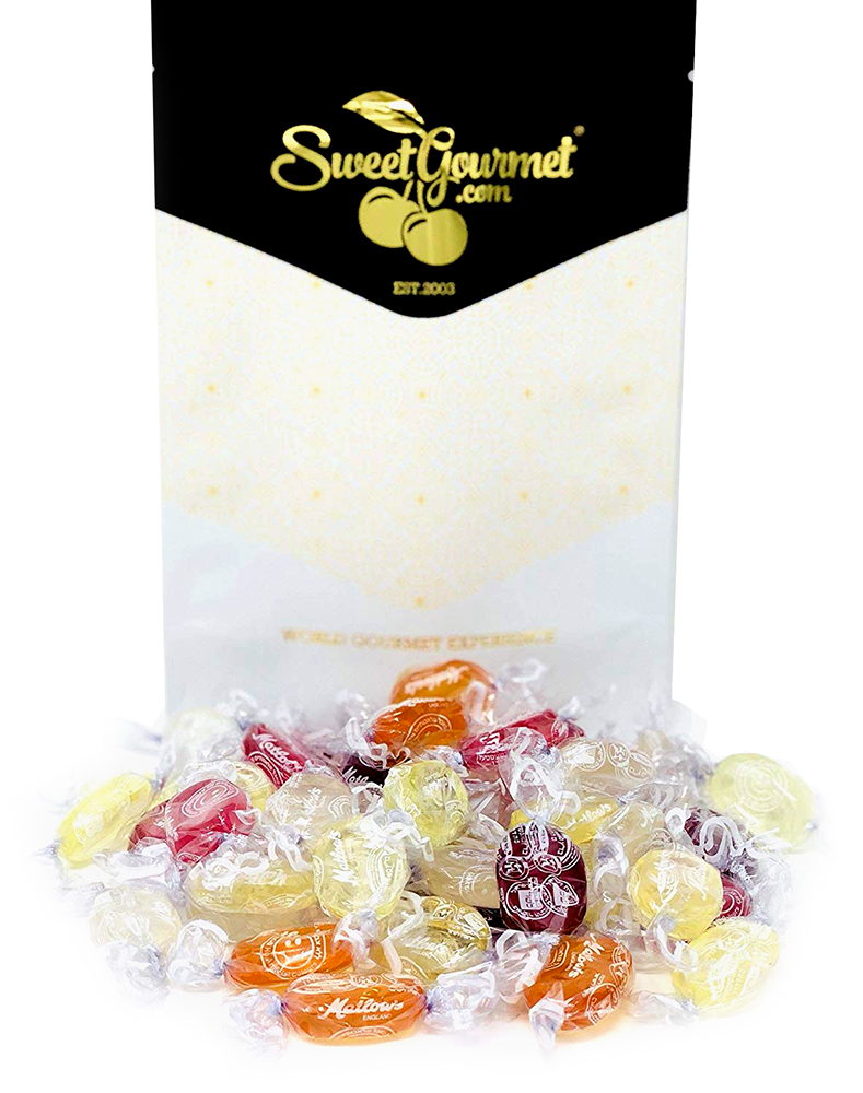 SweetGourmet Matlow's Crystal Assorted Fruits Hard Candy 1 Pound