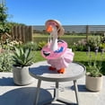 thumbnail image 6 of Summer Bikini Desk Goose Outfits, 7 Inch Mini Desktop Goose Clothes with Straw Hat, Sunglasses and Swim Ring, for Magnetic Geese Party Table Decor, 6 of 8