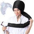 thumbnail image 1 of HAHDAXIA Upgraded Net Plopping Cap with Drawstring for Drying Curly Hair, Net Popping Cap for Drying Curly Hair, Adjustable Hair Drying Hoods Net Plopping Bonnet for Drying Curly Hair Net Plo, 1 of 7