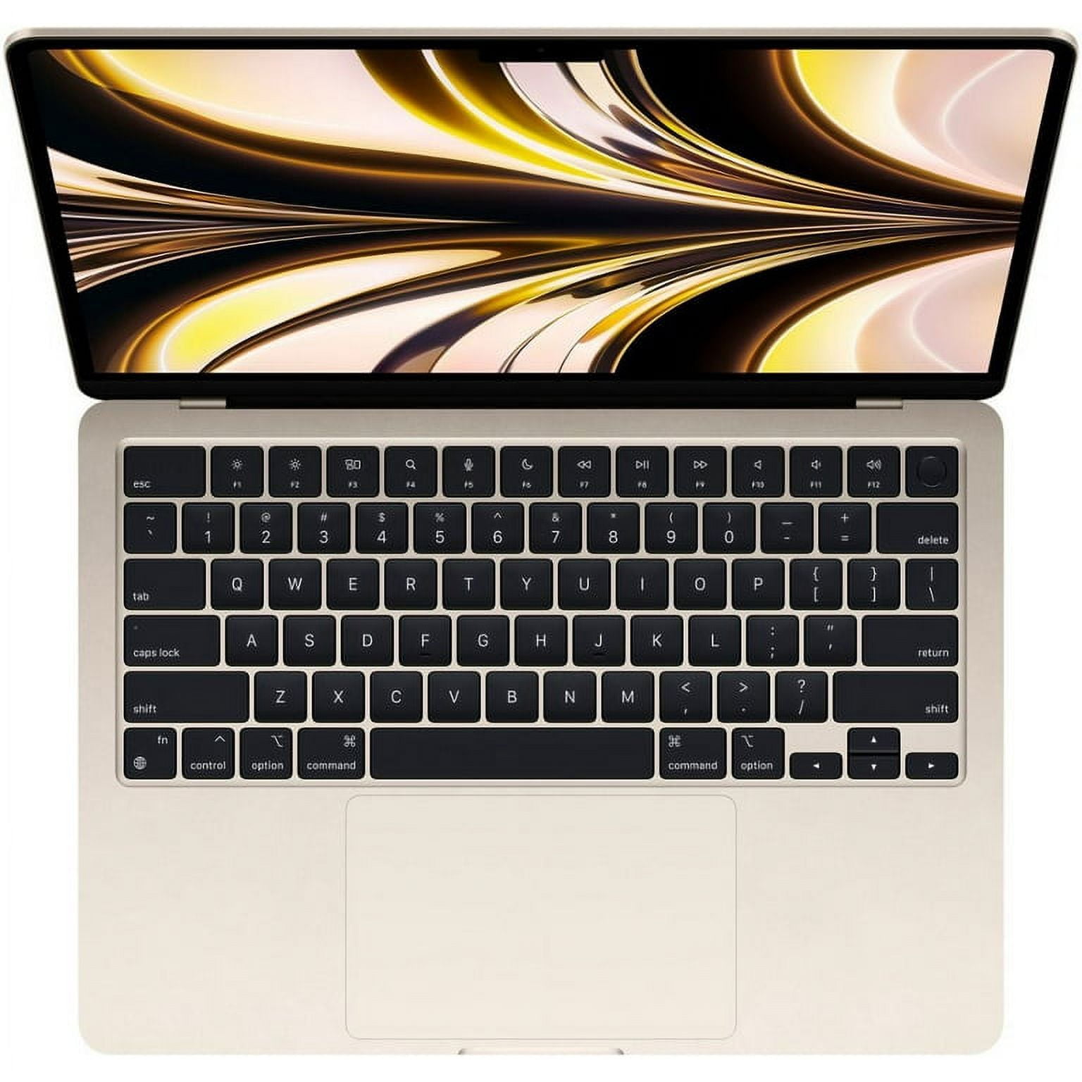 Restored 2022 Apple MacBook Air Laptop with M2 chip: 13.6-inch Liquid Retina Display, 8GB RAM, 512GB SSD Storage, 10GPU - Starlight (Refurbished)