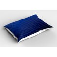thumbnail image 2 of Ambesonne Dark Blue Pillow Sham 2 Pack, Ombre Abstract Layout, 30"x20", Royal Blue Indigo, 2 of 3