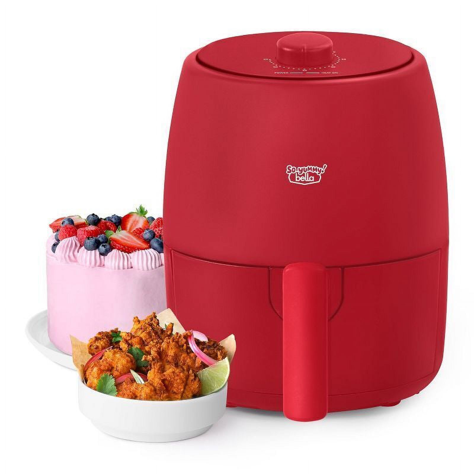 by bella 2.0qt Air Fryer Color Red