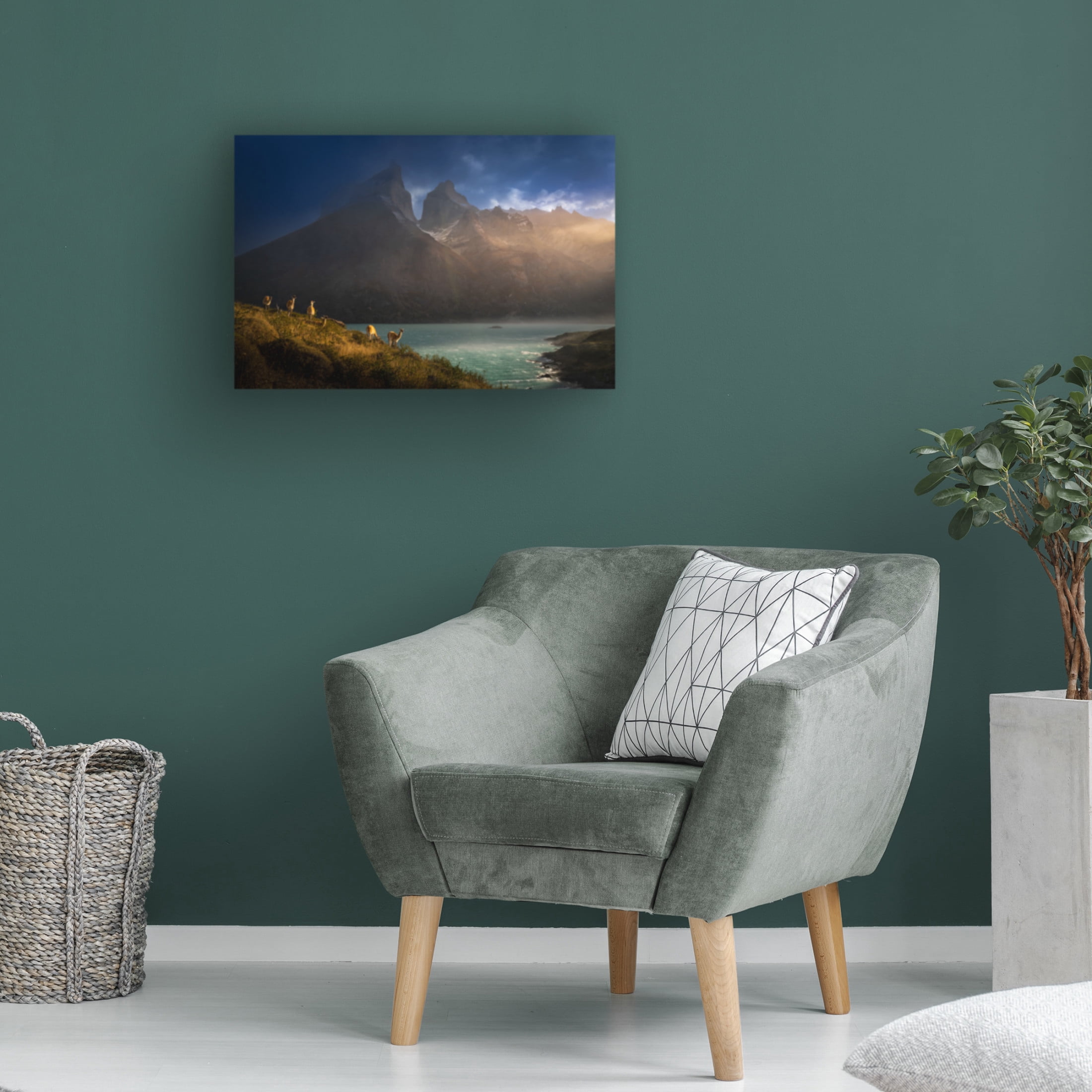 Trademark Fine Art ByKammille Li Immersing in the golden lights Canvas Wall Art