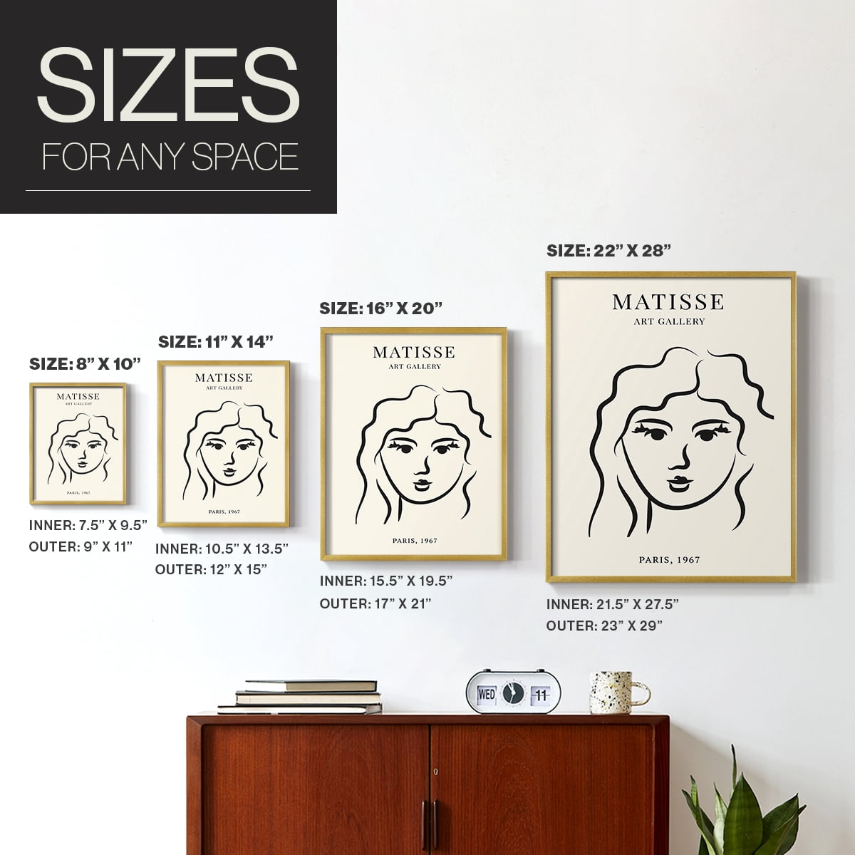 Matisse LXX Framed Print - Solid Wood
