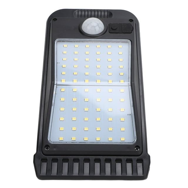 Luces Solares de Movimiento Con Clip de 72 LED, Luces Solares Impermeables IP65 para Cercas Solares Para Exteriores, Luz de Seguridad Con Sensor de Movento Con Clip para
