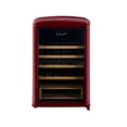 thumbnail image 4 of 30 Bottle Freestanding Retro Wine Cooler in Wine Red, 4 of 9