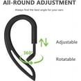 thumbnail image 3 of LAICAIW Ear Hooks Compatible with AirPods 3rd Generation [Multi-Dimensional Adjustable] Accessories Compatible with AirPods Pro AirPods 3 2 1 Gen(Black), 3 of 7