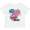 thumbnail image 3 of Inktastic Home of the Free Because My Daddy is Brave Boys or Girls Toddler T-Shirt, 3 of 5