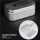 thumbnail image 3 of Aluminio Plegable, Contenedor De Comida Portátil Para Picnic De Camping Al Aire Libre En Interiores Guardurnaity OD005758-00, 3 of 7
