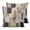 Khaki Gray Blue Light Brown, variant on Pillow Covers 24x24 Set of 2, Vintage Boho Throw Pillow Covers Decorative Couch Cushion Cover, Abstract Retro Oil Painting Geometric Microfiber Soft Square Pillowcases for Bedroom Living Room Sofa