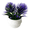 Purple, variant on HIKVEX for Pine Needle Grass Potted Plants Artificial Decor for Wedding Home Purple