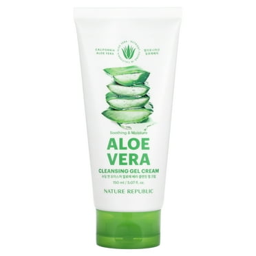Nature Republic Aloe Vera Cleansing Gel Cream, 5.07 fl oz (150 ml)
