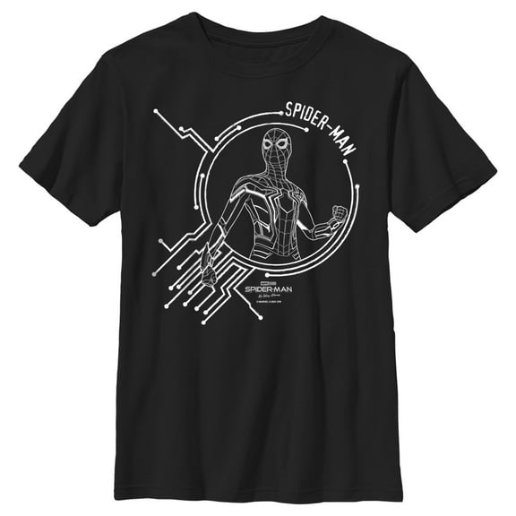 Boy's Marvel Spider-Man: No Way Home Tech  Graphic Tee Black X Large