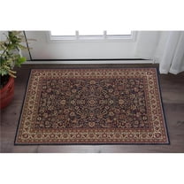 HomeRoots 575312 2 x 3 ft. Oriental Rectangle Area Rug, Blue & Red