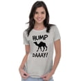 thumbnail image 3 of Hump Day Camel Wednesday Weekday Womens Slim Fit Graphic Tee Brisco Brands X, 3 of 5