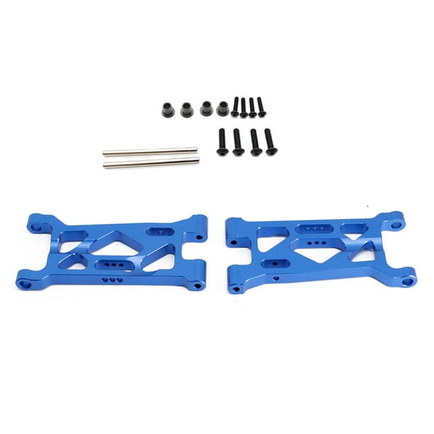 2x Juego de brazos oscilantes delanteros metálicos de repuesto para Losi Lasernut U4 (piezas de accesorios para bricolaje) Azul