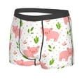 thumbnail image 2 of Balery Funny Little Pigs Men's Boxer Briefs, Soft and Breathable Cotton Underwear with nylon Waistband-X-Large, 2 of 9