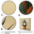thumbnail image 3 of Designart "Bauhaus Minimalism with Pineapples I" Food & Beverage Framed Wall Art Decor - Traditional Green Pineapples Entryway Framed Wall Art, 3 of 6