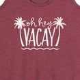 thumbnail image 3 of Instant Message - Oh Hey Vacay - Women's Racerback Tank Top, 3 of 6