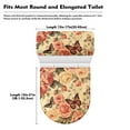 thumbnail image 6 of SEANATIVE Butterfly Toilet Seat Cover with Elastic Edge Toilet Tank Lid Covers 2-Pack Home Decor Bathroom Rose Toilet Protector Set Universal Fit Standard Toilet Seat Lids, Dust-Proof, 6 of 7