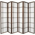 thumbnail image 1 of Oriental Furniture Double Cross Shoji Screen in Walnut, 1 of 3