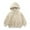 05Beige, variant on Hicidod Kids Fleece Jacket Soft Solid Color Hooded Toddler Coat Zipper Lightweight Long Sleeve Thick Warm Outerwear