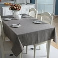 thumbnail image 2 of CUH Decorative Table Cloth Rectangular Tablecloths Dining Table Cover Solid Color Cotton Linen Tablecloth, 2 of 5