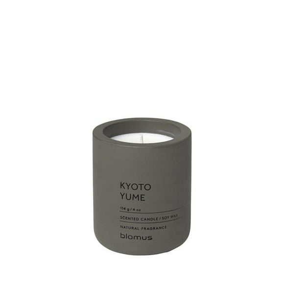Blomus 65952 Bougie Parfumée Fraga dans un Récipient en Béton , Tarmac - Fragrance Kyoto Yume - Petit