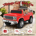 thumbnail image 2 of East doll 24V Power Ride on Car, Licensed 1973 Ford F-150 Ride on Truck, 24 Volt Ride on Toy for Kids Aged 3-8 with 400W Powerful Wheels for Boys Girls, 24V Ride Ons with Remote, Red, 2 of 7