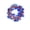 B, variant on Independence Day Five-pointed Star Garland, 24.6Ft Patriotic Red White Blue Tinsel Wire Garland for 4th of July Indoor Outdoor Home Party Decor