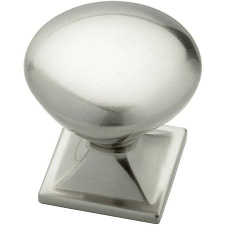 0.375 Square Knob - Liberty 32mm Round Knob with Square Base, Available in Multiple Colors