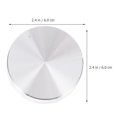 thumbnail image 4 of 4pcs Round Aluminum Circle Disc Glass Tops Adapter for Glass Table Tea Tables, 4 of 6