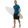 thumbnail image 4 of Weilanxin Men's UPF50+ Quick-Dry Rash Guard Shirt Surfing, Running, Water Sports, Reflective Safety Design, 4 of 10