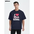 thumbnail image 3 of Men's I Love Rich Girl Graphic Tees for Men M - 3XL, 3 of 9