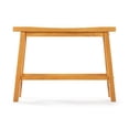 thumbnail image 3 of Pemberly Row Contemporary Backless Dining Bench in Honey Oak, 3 of 9