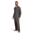 thumbnail image 4 of Hanes Men's Stretch Woven Pajama Set, 2-Piece, Sizes S-2XL, 4 of 4