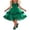 Green, variant on Sparkly Tutu Dress for Girls, Sequin Waistband Tulle Party Dress with Skirt for Birthday Pageant Holiday Celebration, Toddler Princess Ball Gown Outfit