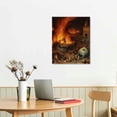 thumbnail image 2 of Nawypu  Hell Canvas Art Print Wall Decor, 2 of 4