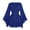 Blue, variant on Oksale Chiffon Dresses for Women Halloween Trendy Deep V Neck Mini Dress Elastic Smocked Waisted Bell Sleeve Cocktail Dresses for Party Sky Blue S