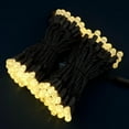 thumbnail image 4 of Warm White One-Piece G12 Raspberry Christmas Lights 140 Count 48 Feet, 2 Sets 70 LED 24 ft High Waterproof UL Certified String Light (Warm White - Brown Wire), 4 of 5