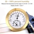 FCGuitar Violin Thermometer Hygrometer, Alloy Moisture Meter