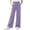 Purple, variant on YUANxueke Girls Ribbed Knit Pants Casual Soft Comfy Elastic Waist Wide Leg Pants with Pockets for 5-15 Years