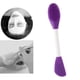 thumbnail image 3 of SilicBrush Portable Facial Brush Set de maquillaje Double-end s Skincare Brush Lotion Púrpura con cepillo jinwen cepillo facial, 3 of 8