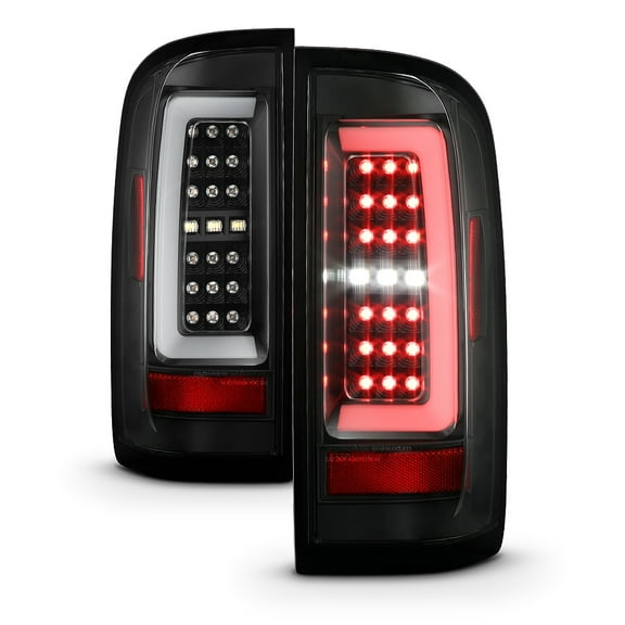 Black 2015-2022 Chevy Colorado Full LED Tube Bar Tail Lights Brake Lamps 15-22