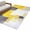 Yellow Gray White, variant on 2x3 Ft Entryway Area Rug, Blue Purple Grey Kitchen Rug Runner Washable Floor Mat, Modern Abstract Art Geometric Oil Painted Non Slip Indoor Door Mat Throw Carpet for Bathroom Living Room Bedroom