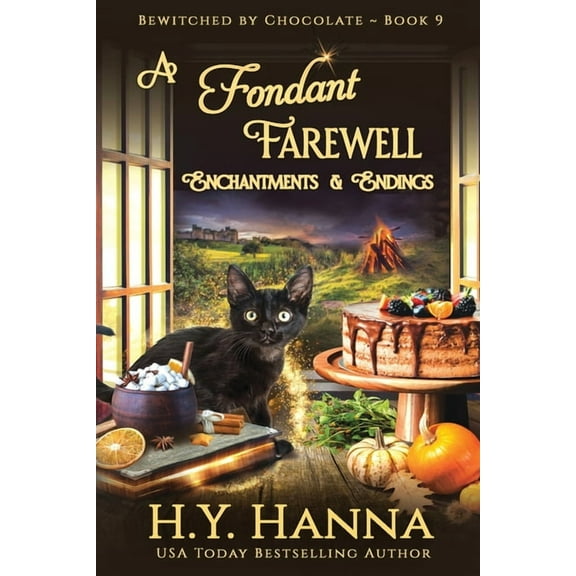 Bewitched by Chocolate Mysteries A Fondant Farewell (LARGE PRINT): BEWITCHED BY CHOCOLATE Mysteries Book 9, Book 9, (Paperback)